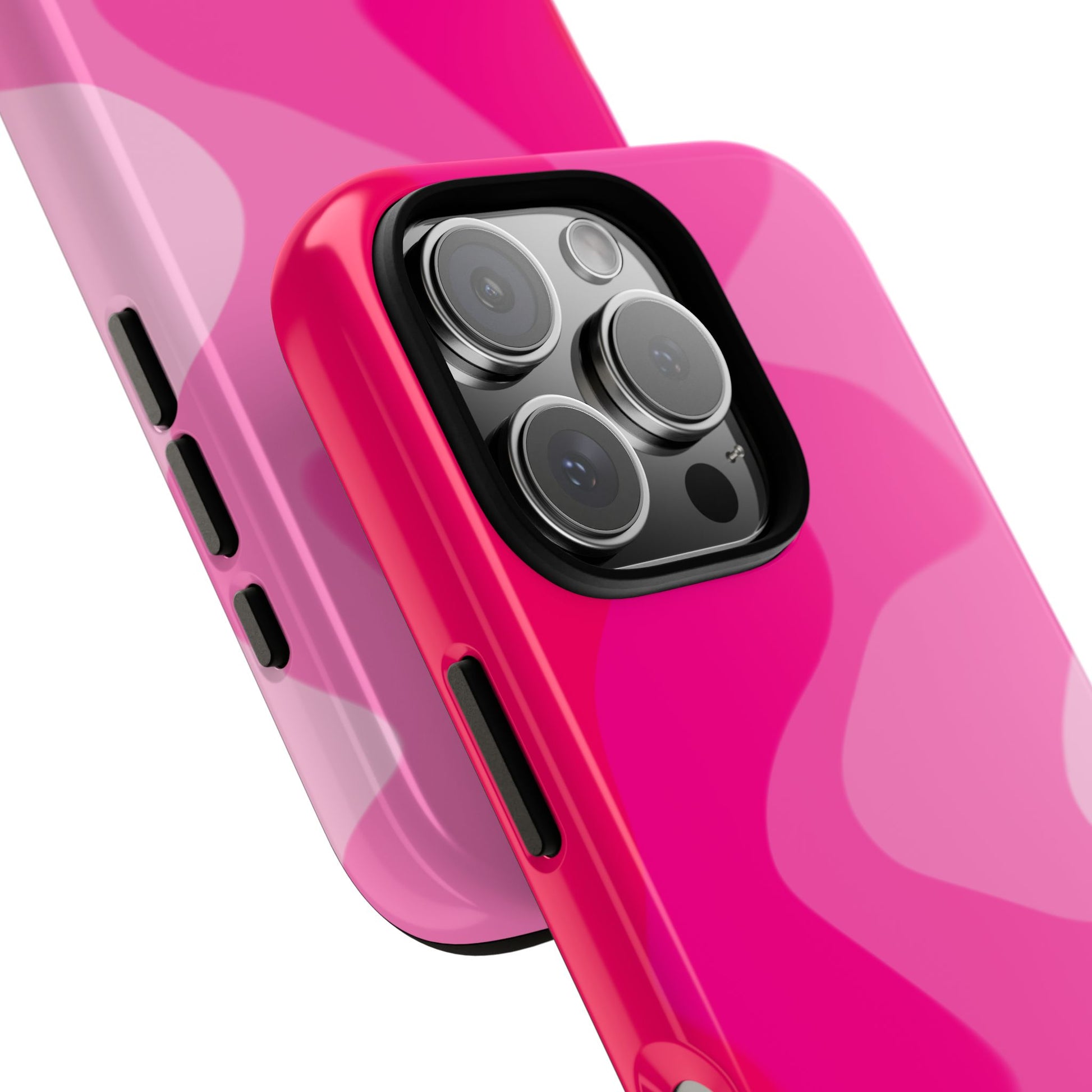 Stylish Pink Wave Phone Case for Tough Protection