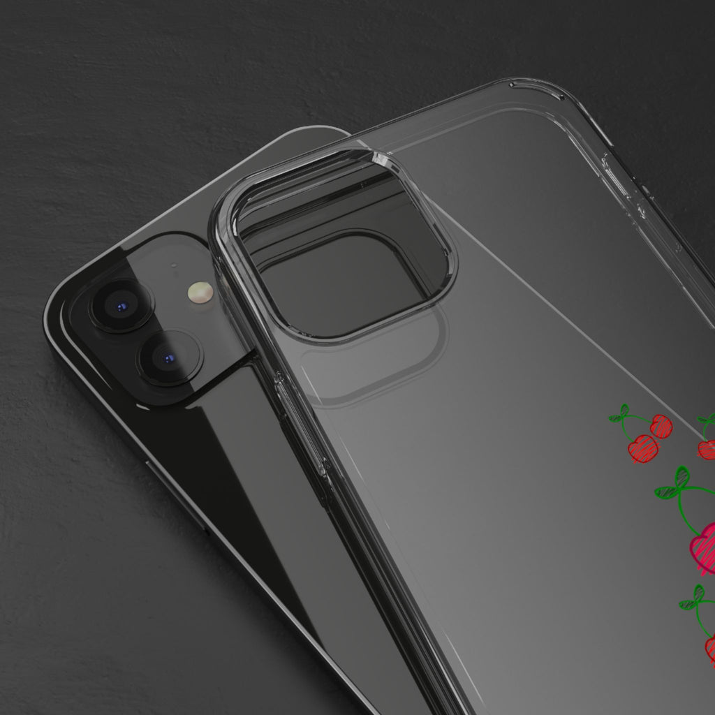 Cherry Clear Phone Case - Cute Fruit Design for iPhone