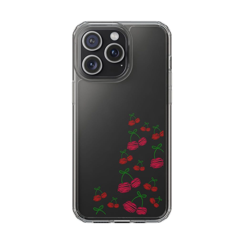 Cherry Clear Phone Case - Cute Fruit Design for iPhone