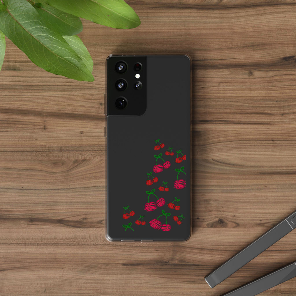 Cherry Clear Phone Case - Cute Fruit Design for iPhone