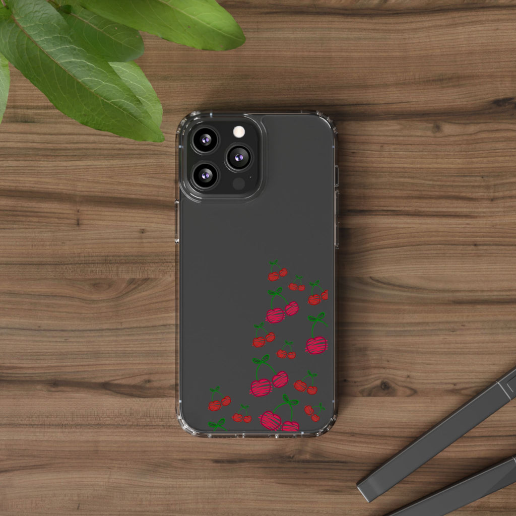 Cherry Clear Phone Case - Cute Fruit Design for iPhone
