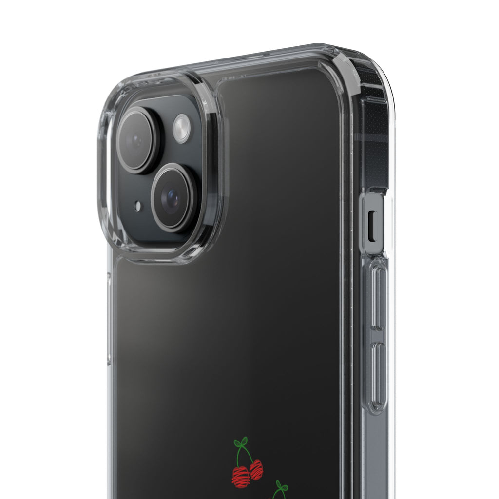 Cherry Clear Phone Case - Cute Fruit Design for iPhone
