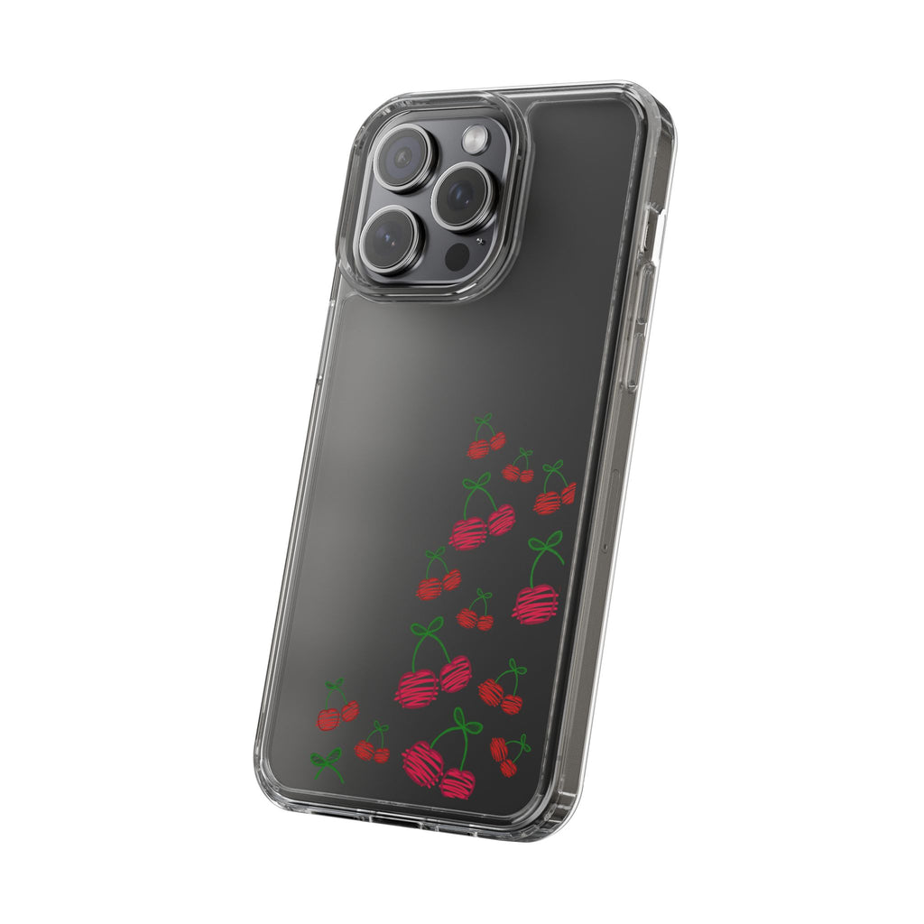 Cherry Clear Phone Case - Cute Fruit Design for iPhone