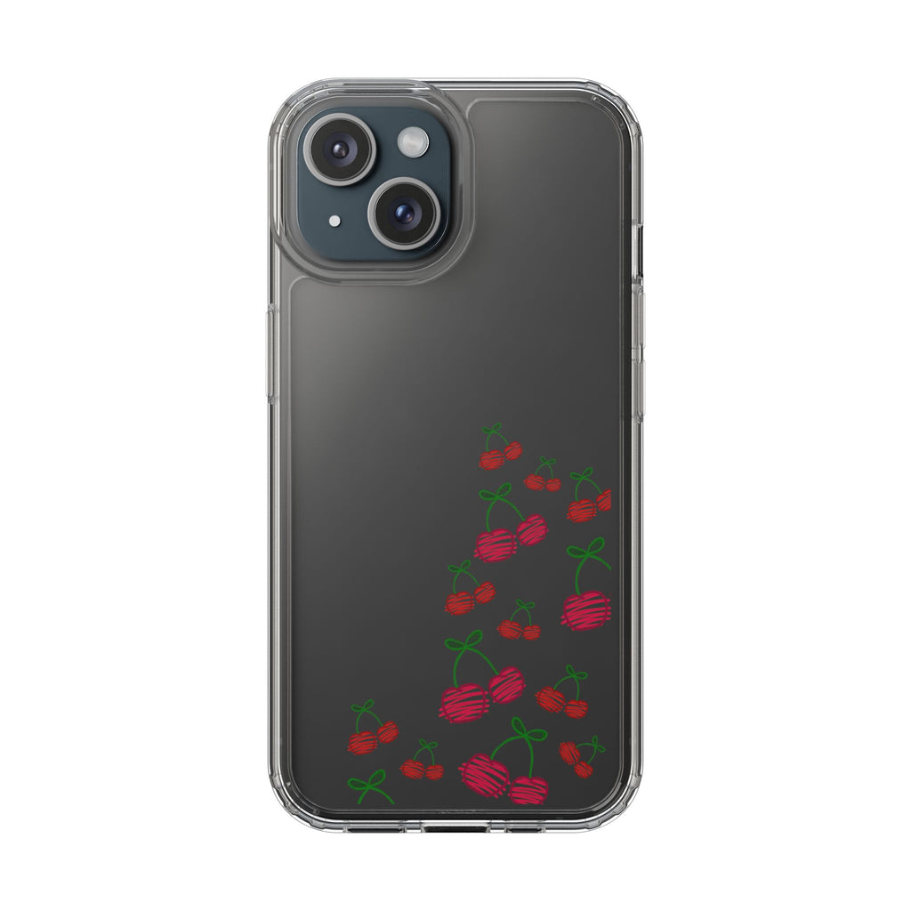 Cherry Clear Phone Case - Cute Fruit Design for iPhone