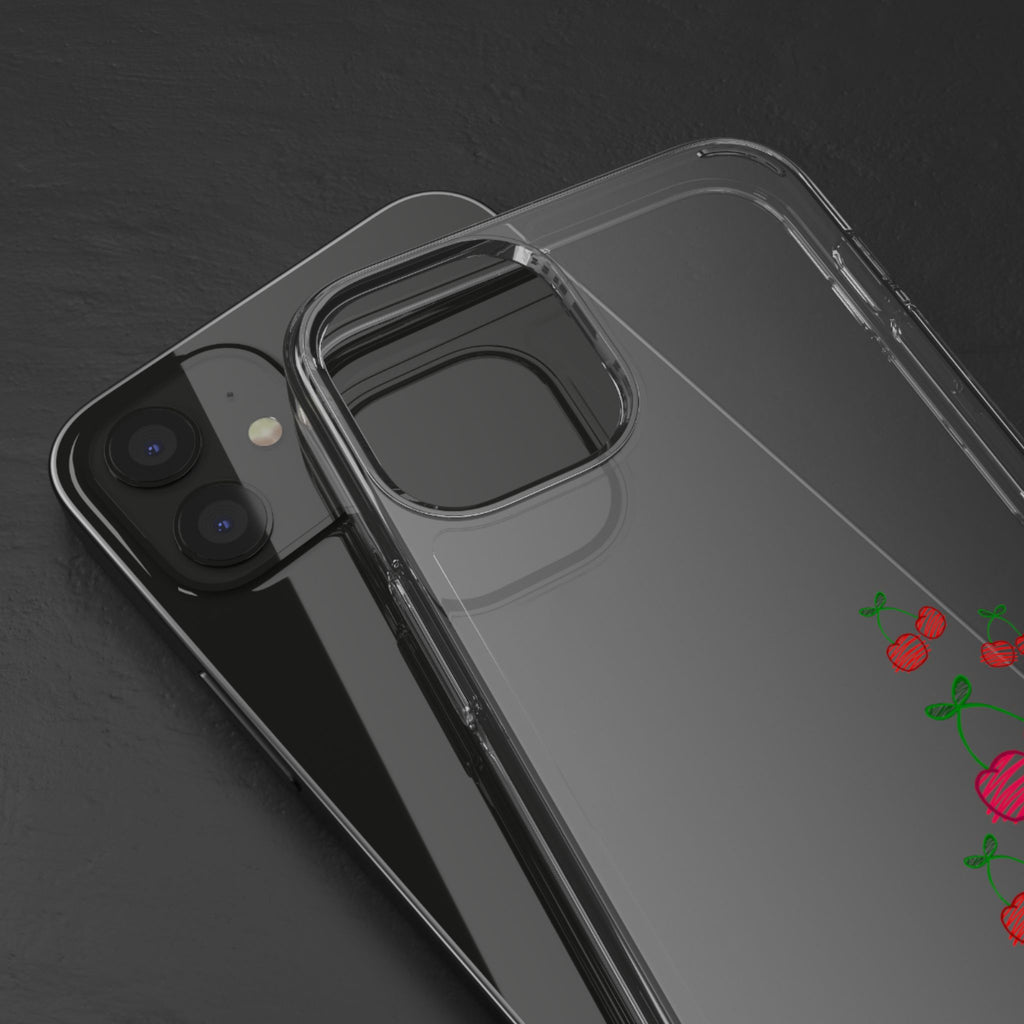Cherry Clear Phone Case - Cute Fruit Design for iPhone
