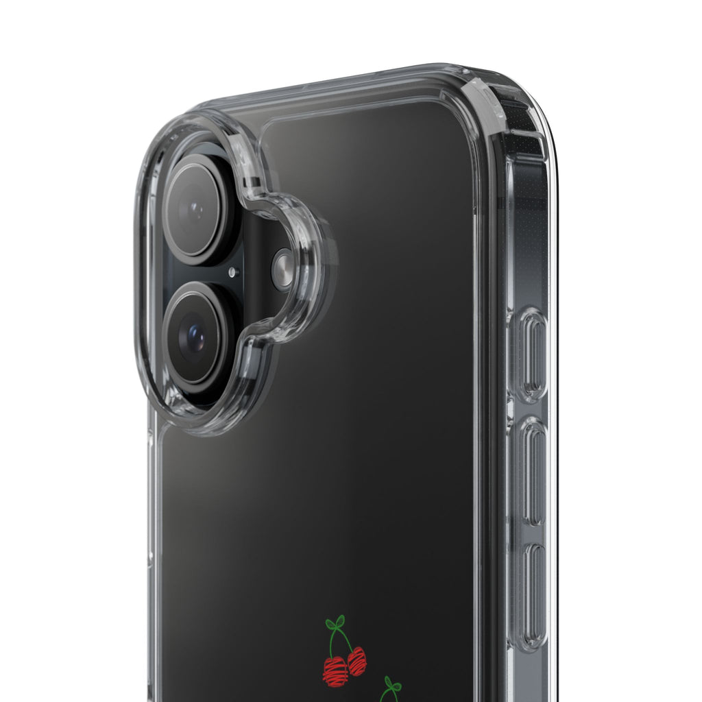 Cherry Clear Phone Case - Cute Fruit Design for iPhone