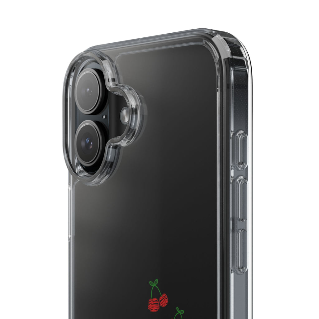 Cherry Clear Phone Case - Cute Fruit Design for iPhone