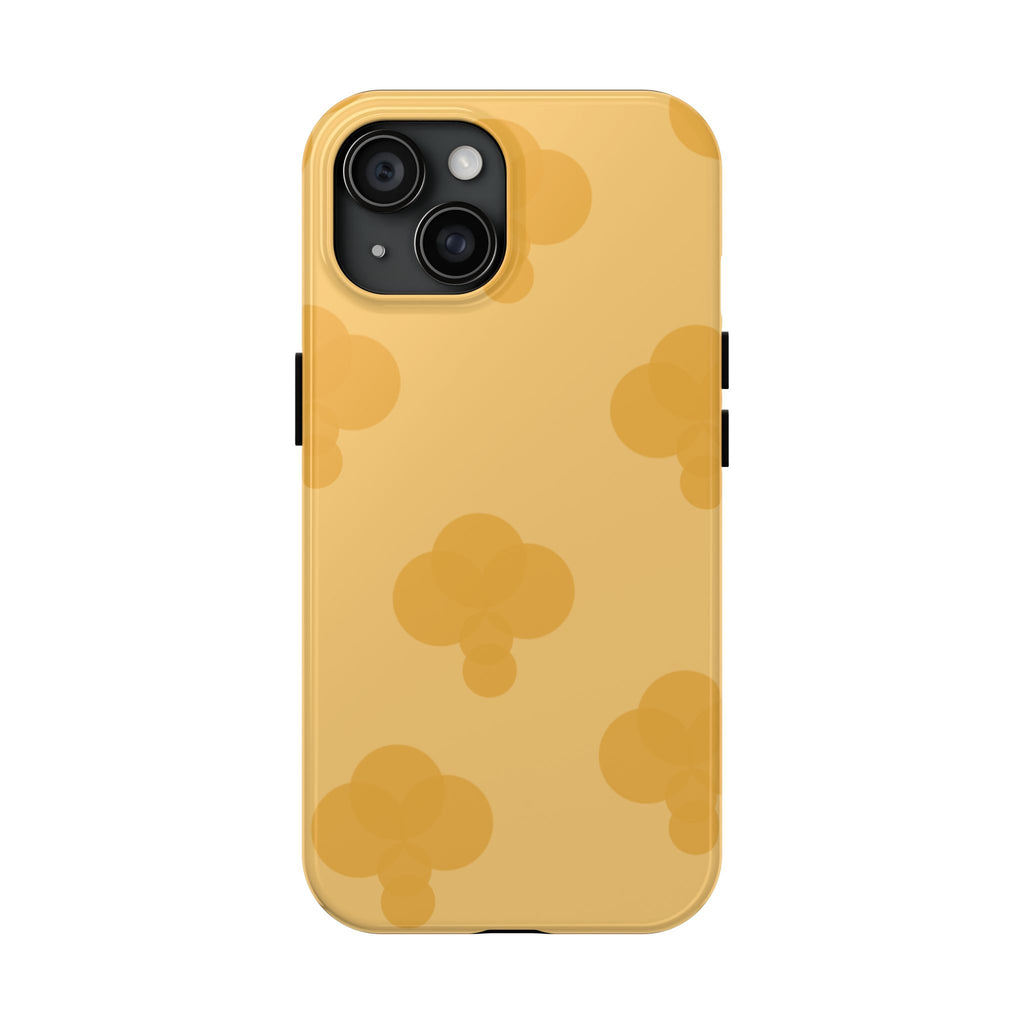 Yellow Patterned Tough Phone Case for Pretty Pastel Lovers