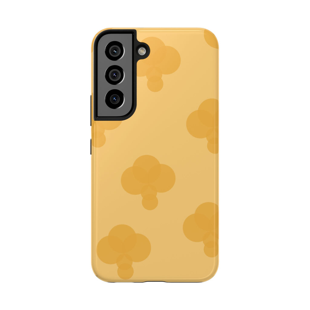 Yellow Patterned Tough Phone Case for Pretty Pastel Lovers