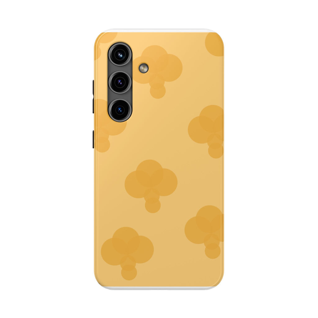 Yellow Patterned Tough Phone Case for Pretty Pastel Lovers