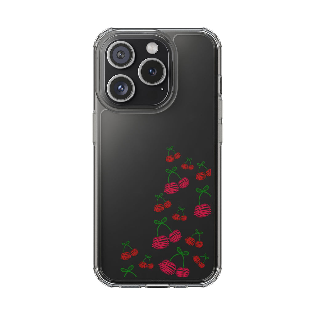 Cherry Clear Phone Case - Cute Fruit Design for iPhone