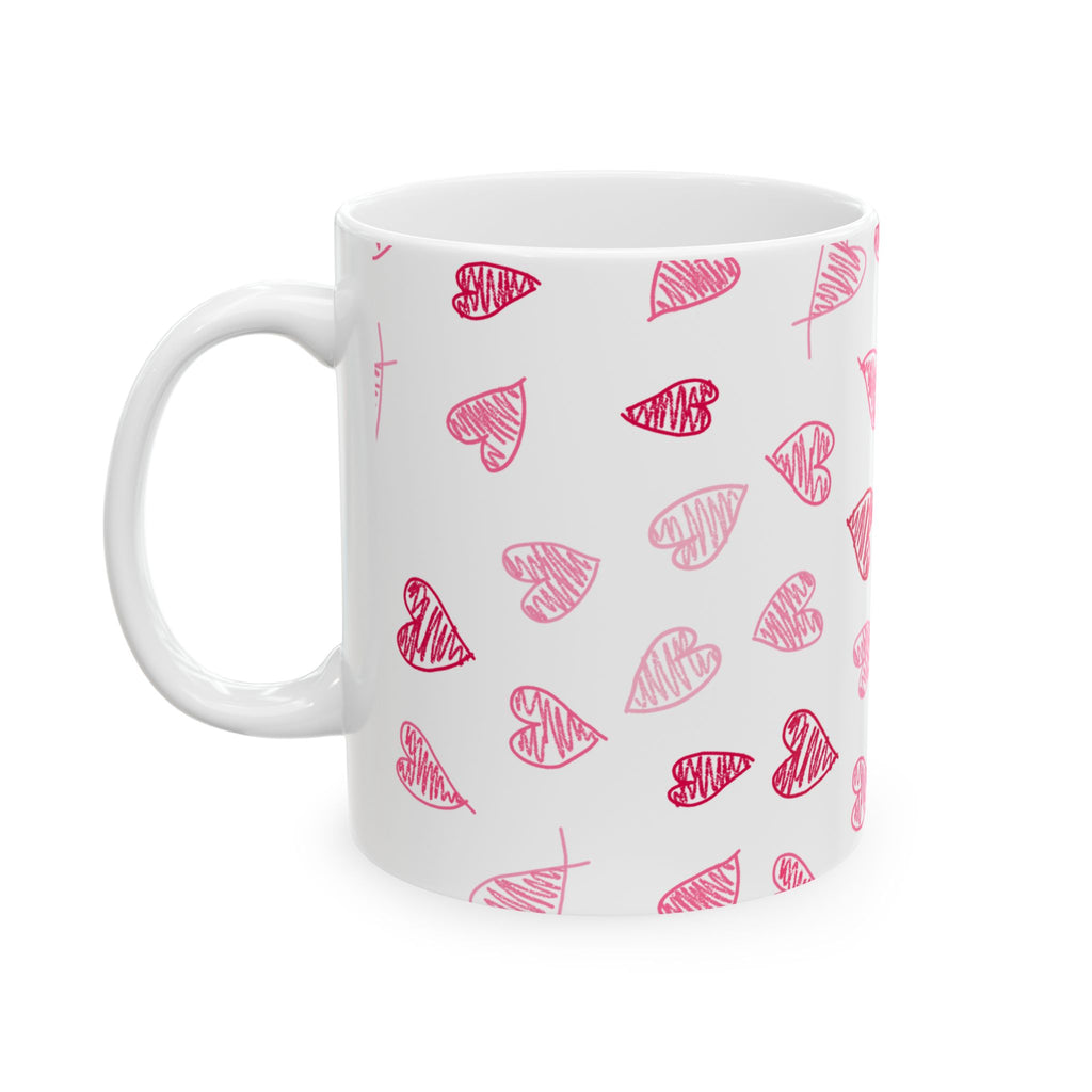Love Heart Ceramic Mug - Perfect for Valentine's Day & Everyday Joy