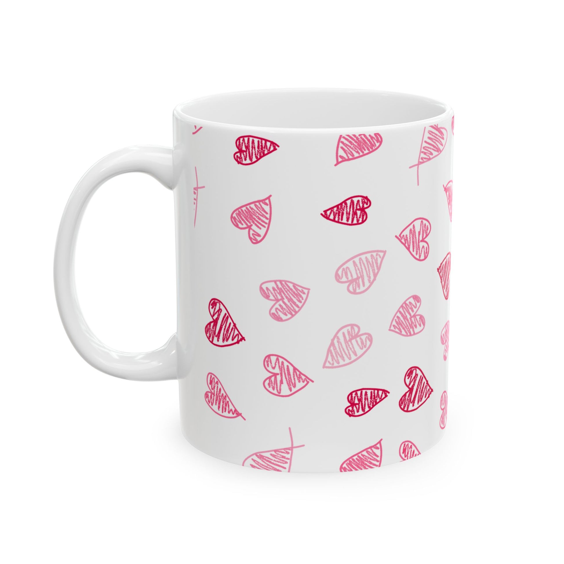 Love Heart Ceramic Mug - Perfect for Valentine's Day & Everyday Joy