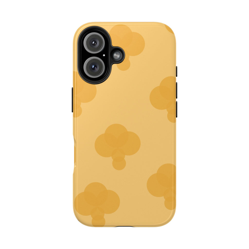 Yellow Patterned Tough Phone Case for Pretty Pastel Lovers