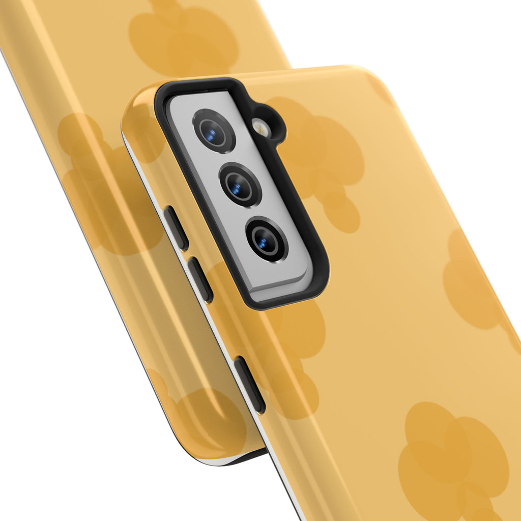 Yellow Patterned Tough Phone Case for Pretty Pastel Lovers
