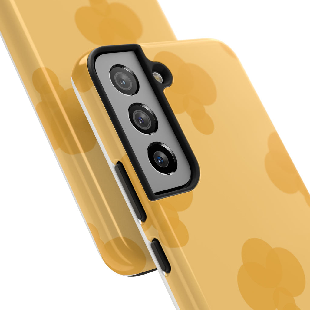 Yellow Patterned Tough Phone Case for Pretty Pastel Lovers