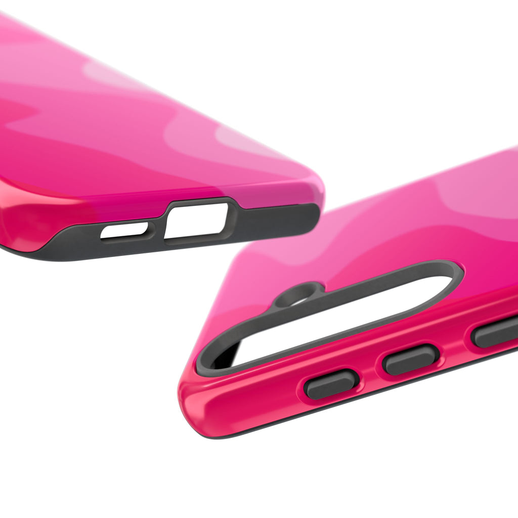 Stylish Pink Wave Phone Case for Tough Protection