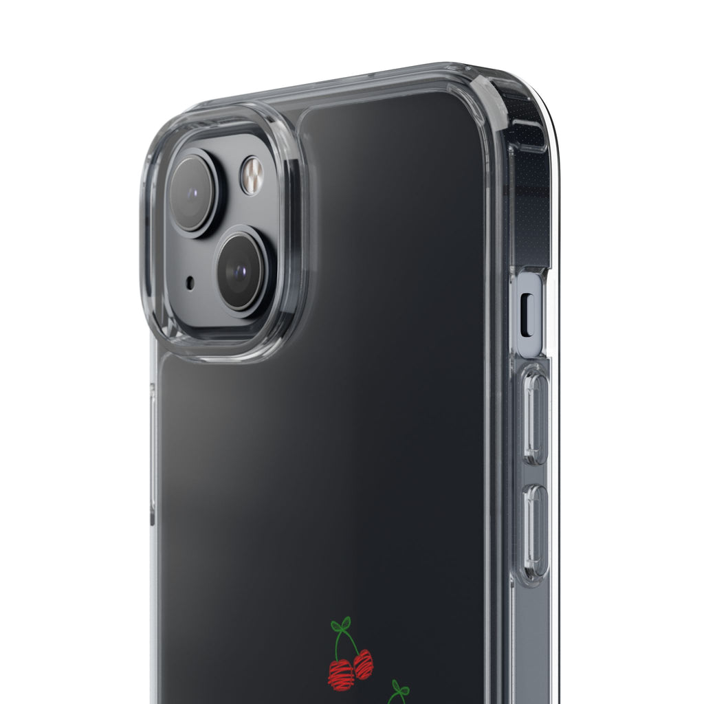 Cherry Clear Phone Case - Cute Fruit Design for iPhone