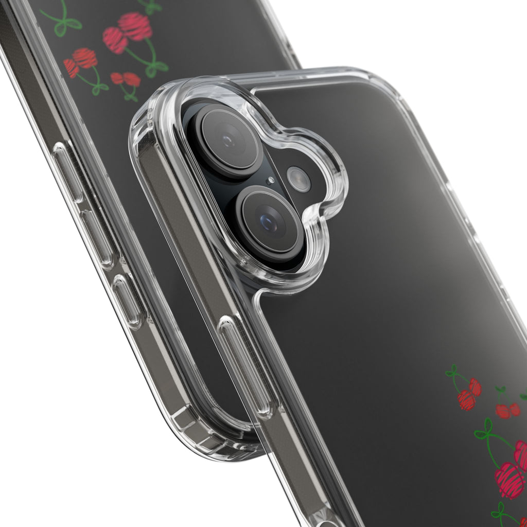 Cherry Clear Phone Case - Cute Fruit Design for iPhone