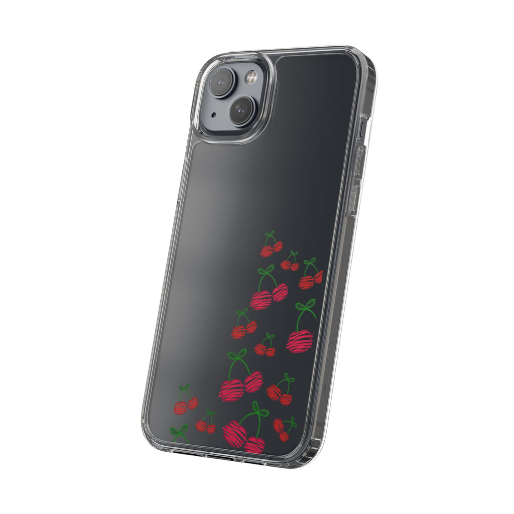 Cherry Clear Phone Case - Cute Fruit Design for iPhone