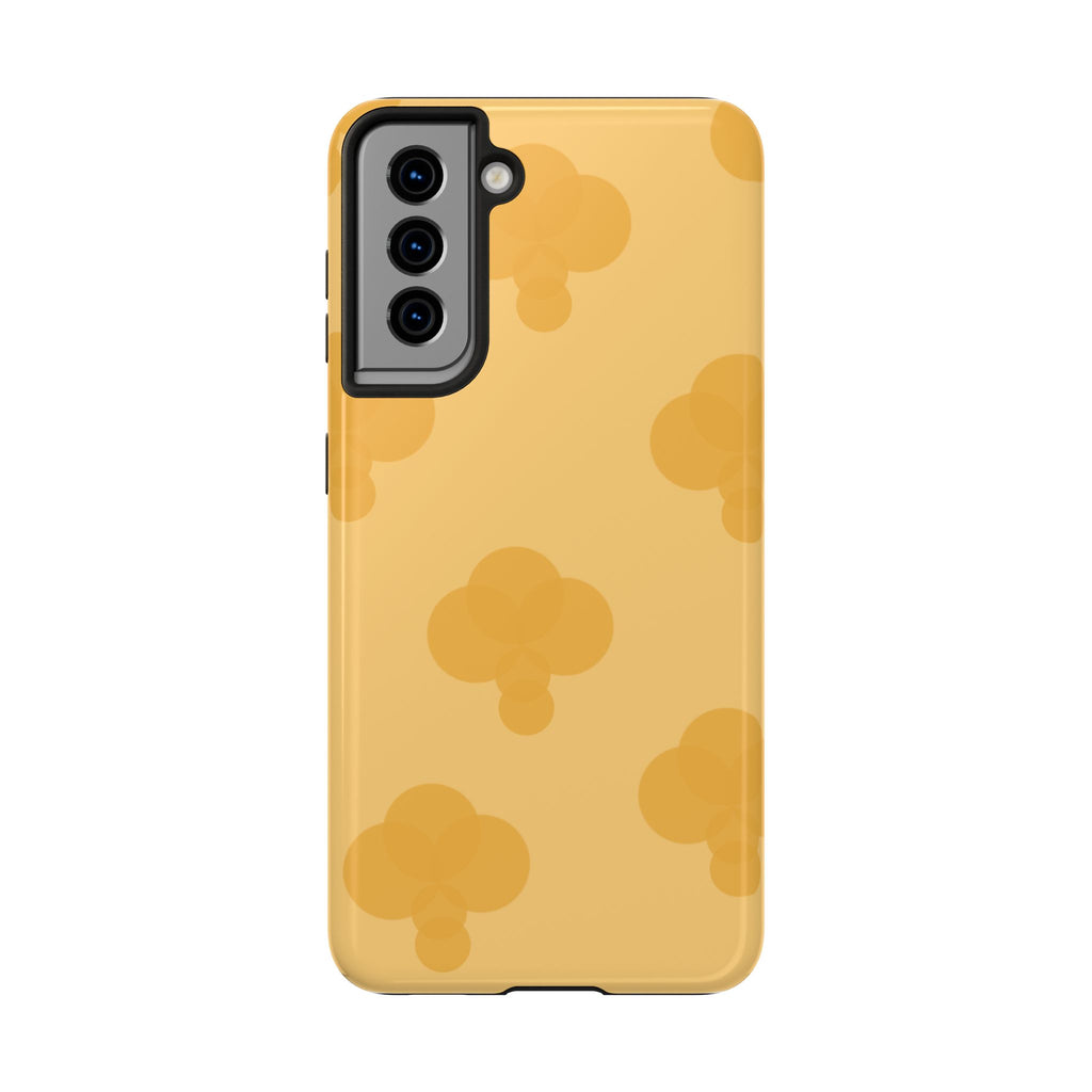 Yellow Patterned Tough Phone Case for Pretty Pastel Lovers