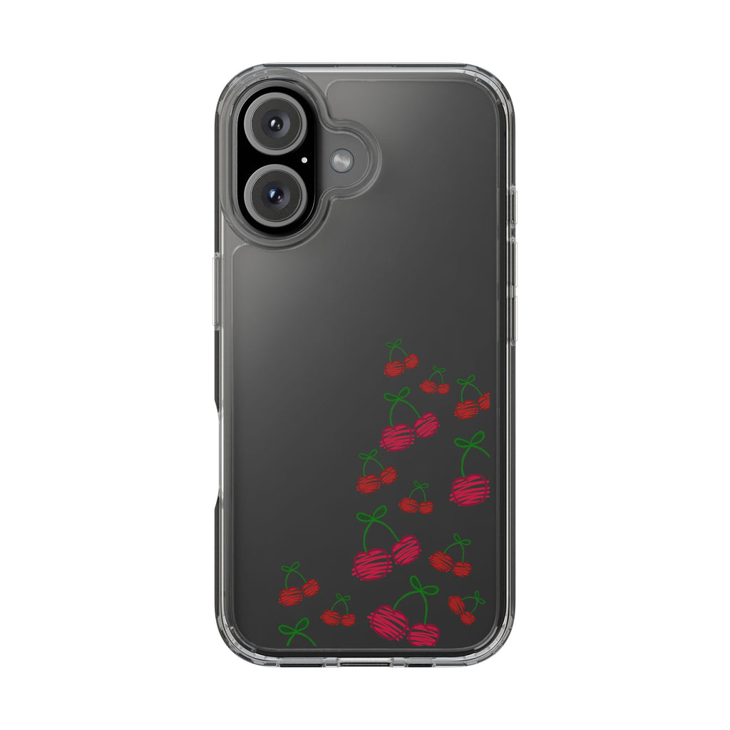 Cherry Clear Phone Case - Cute Fruit Design for iPhone