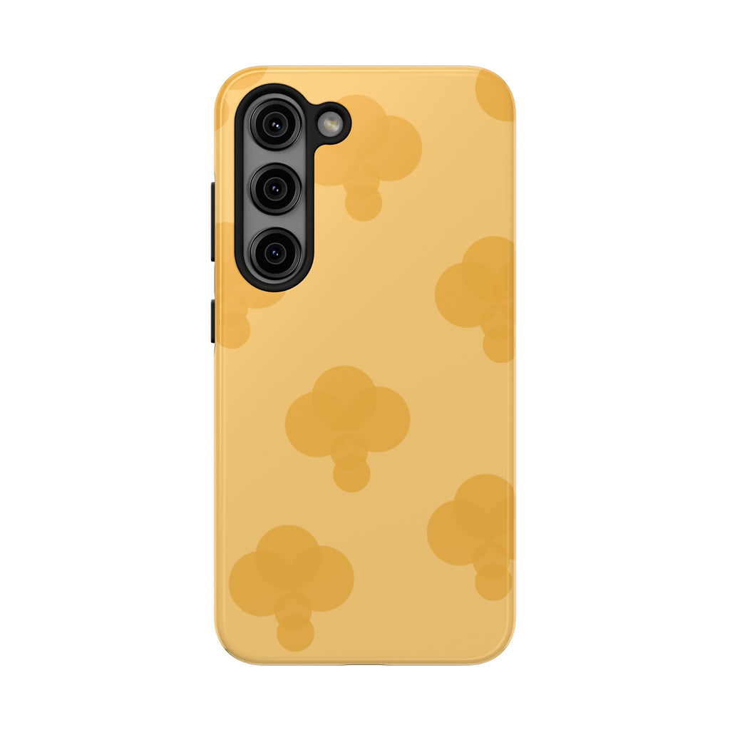 Yellow Patterned Tough Phone Case for Pretty Pastel Lovers