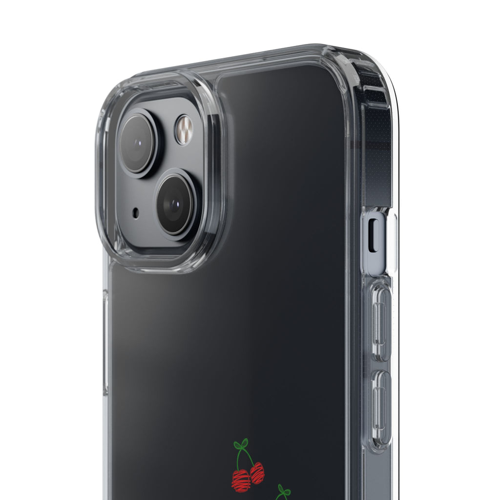 Cherry Clear Phone Case - Cute Fruit Design for iPhone