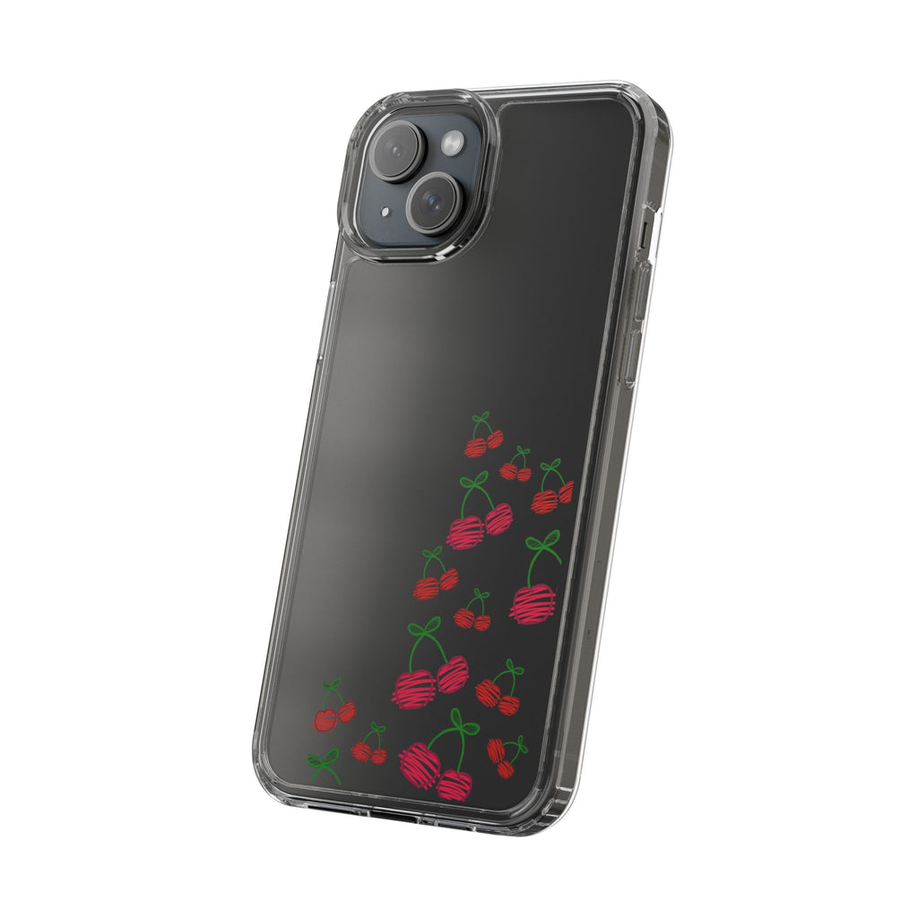 Cherry Clear Phone Case - Cute Fruit Design for iPhone