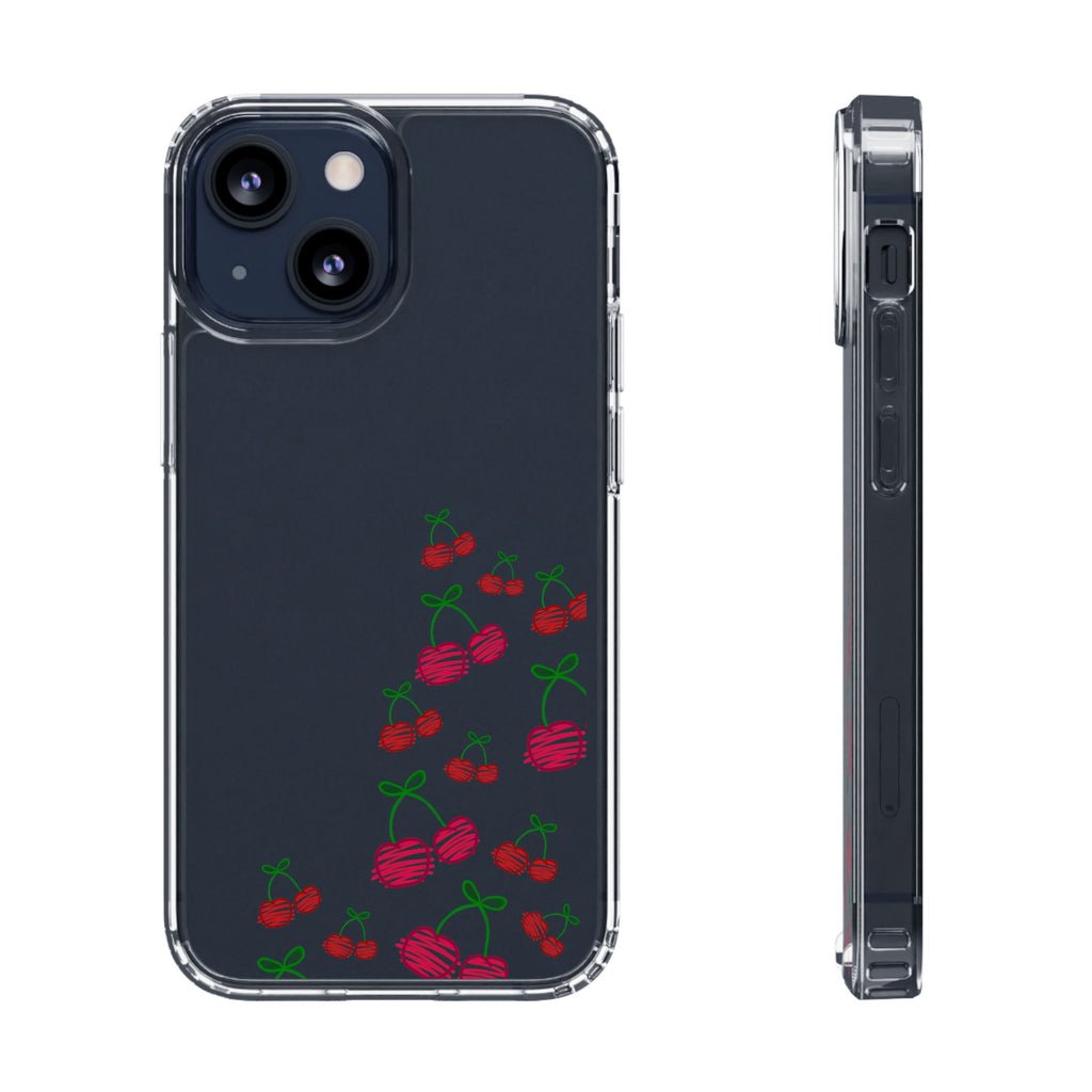 Cherry Clear Phone Case - Cute Fruit Design for iPhone