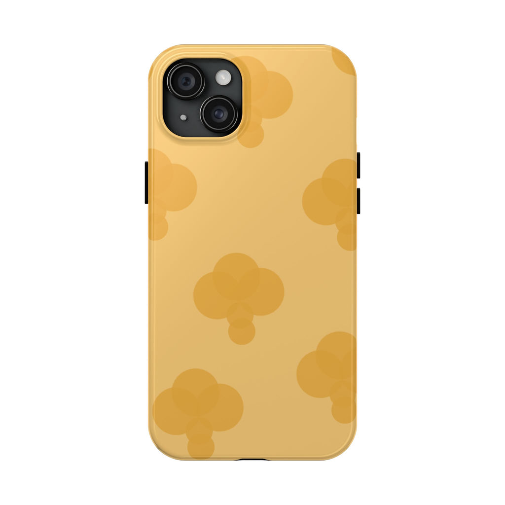 Yellow Patterned Tough Phone Case for Pretty Pastel Lovers