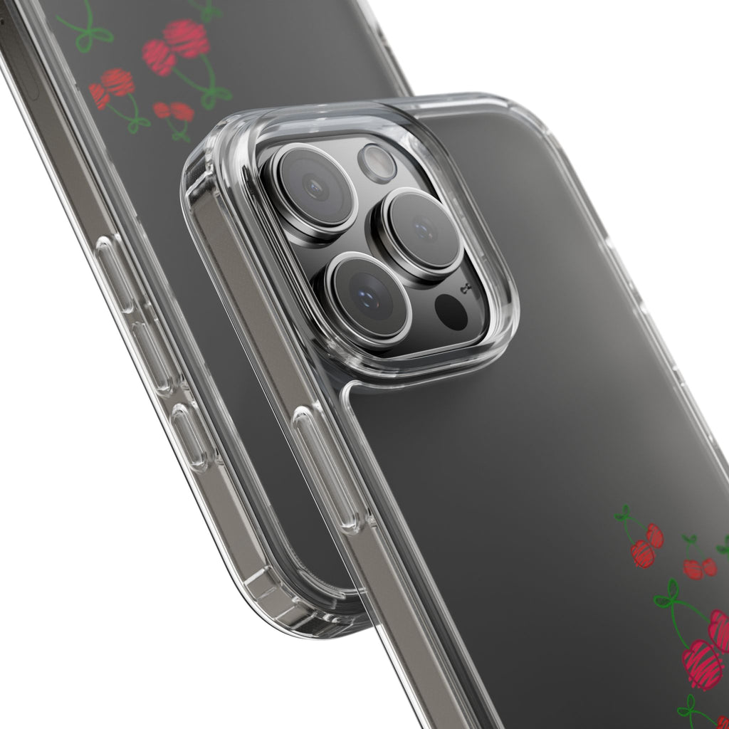 Cherry Clear Phone Case - Cute Fruit Design for iPhone