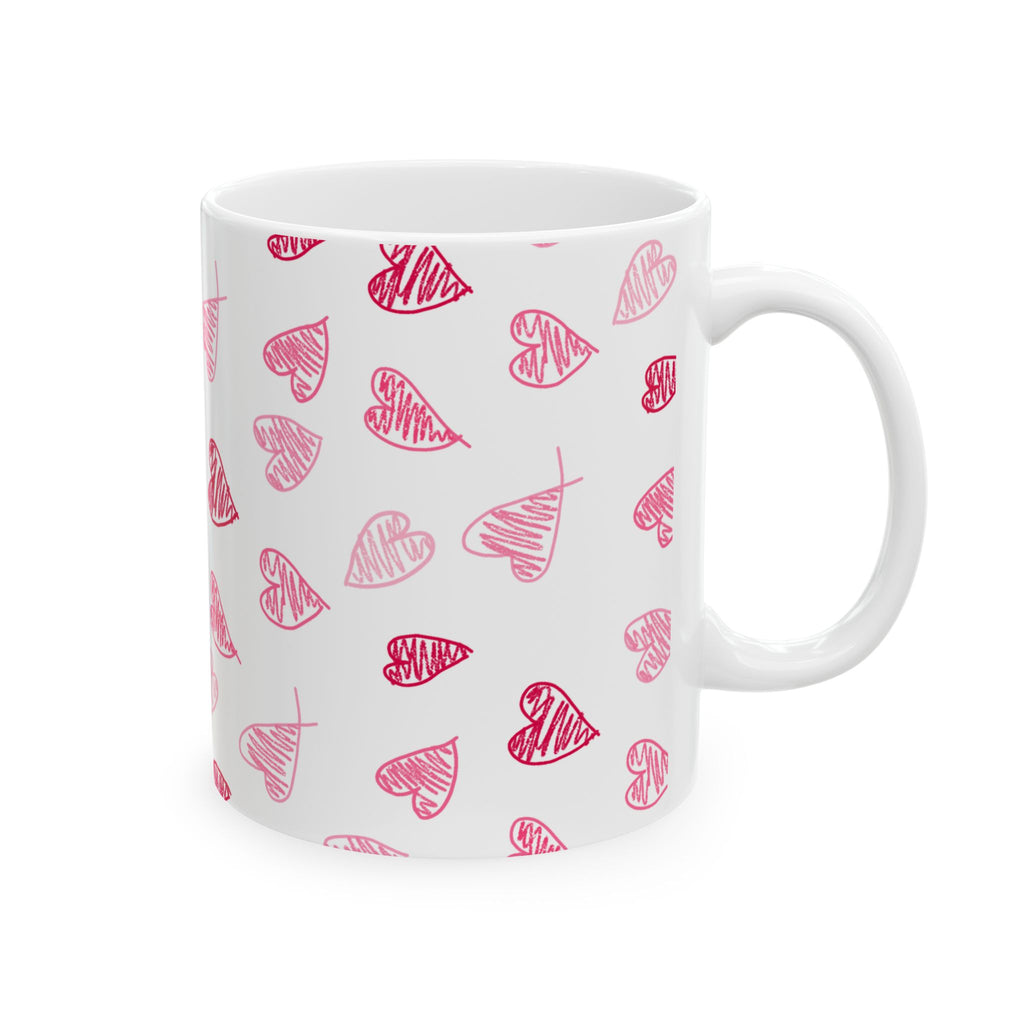 Love Heart Ceramic Mug - Perfect for Valentine's Day & Everyday Joy
