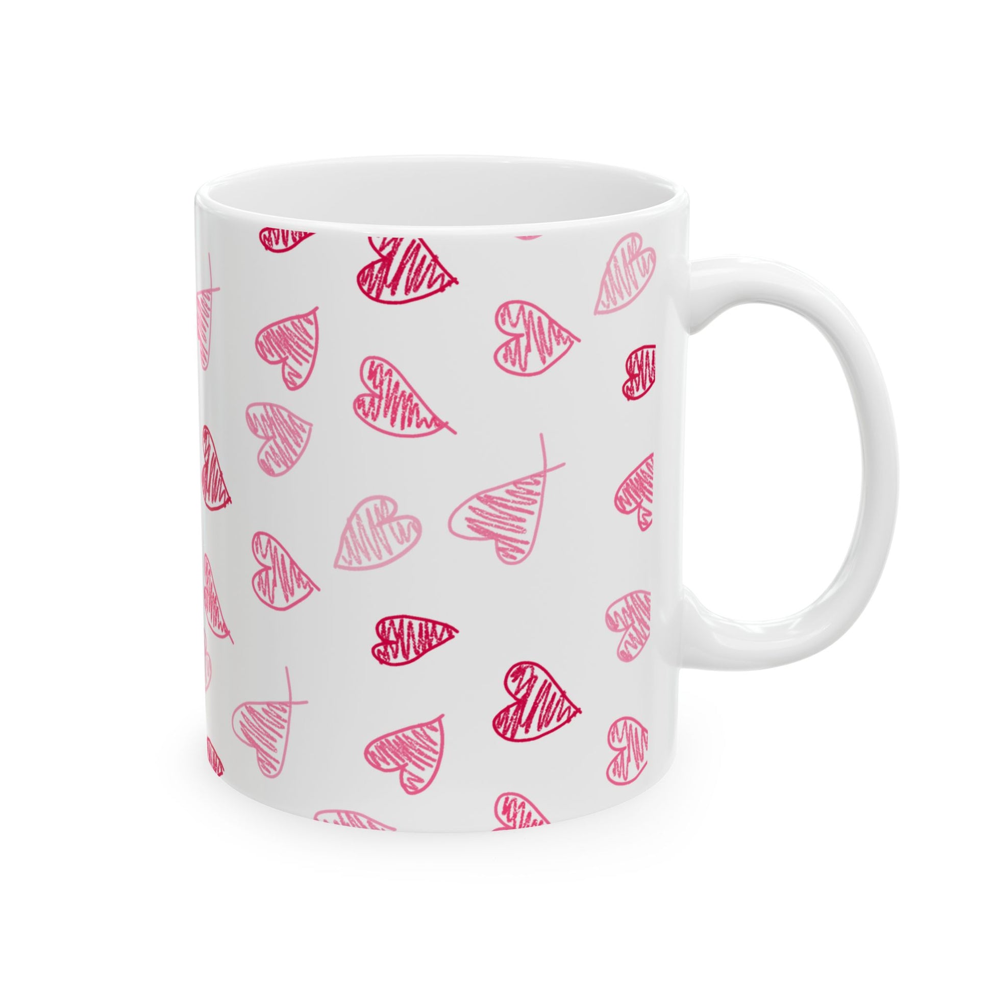 Love Heart Ceramic Mug - Perfect for Valentine's Day & Everyday Joy