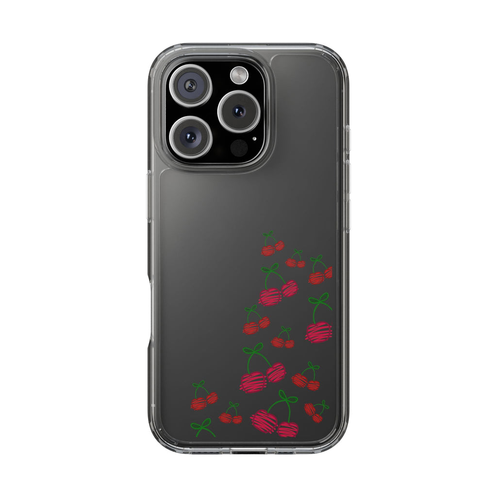 Cherry Clear Phone Case - Cute Fruit Design for iPhone
