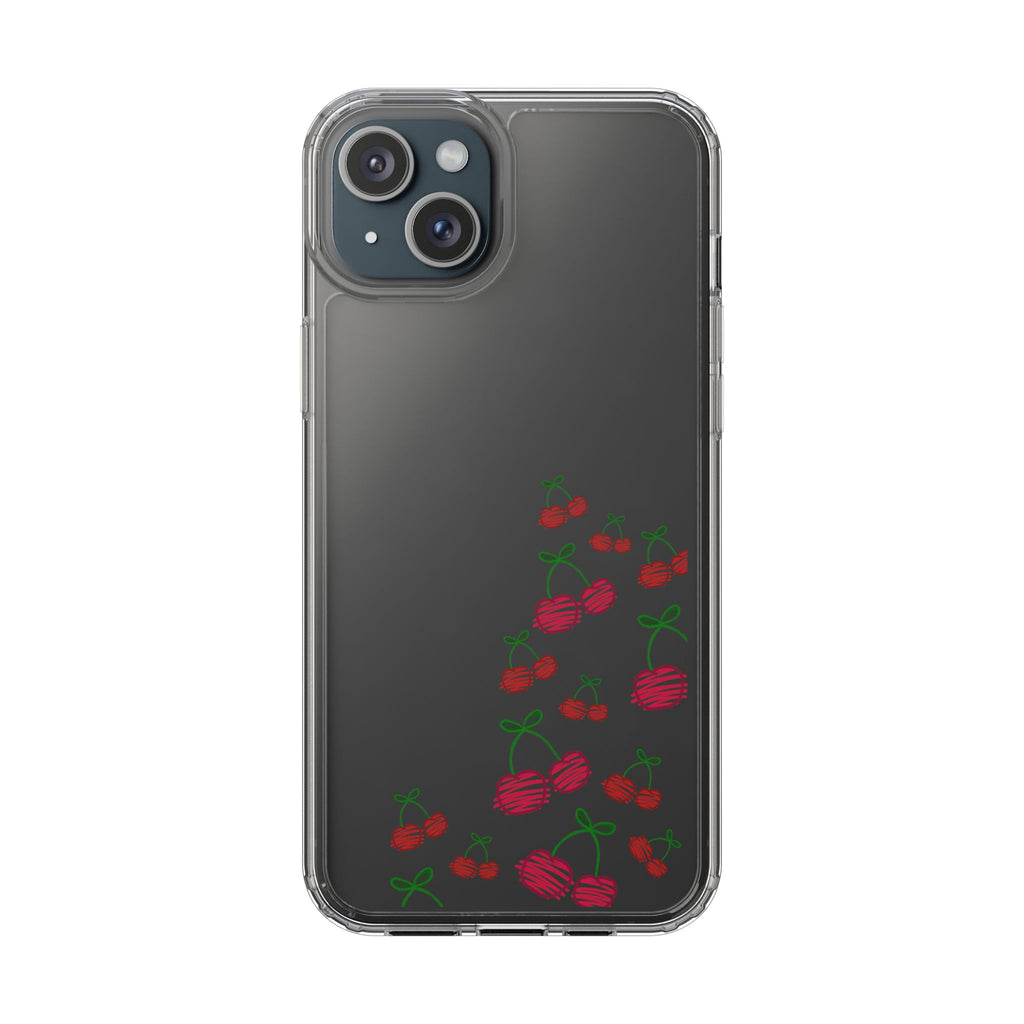 Cherry Clear Phone Case - Cute Fruit Design for iPhone