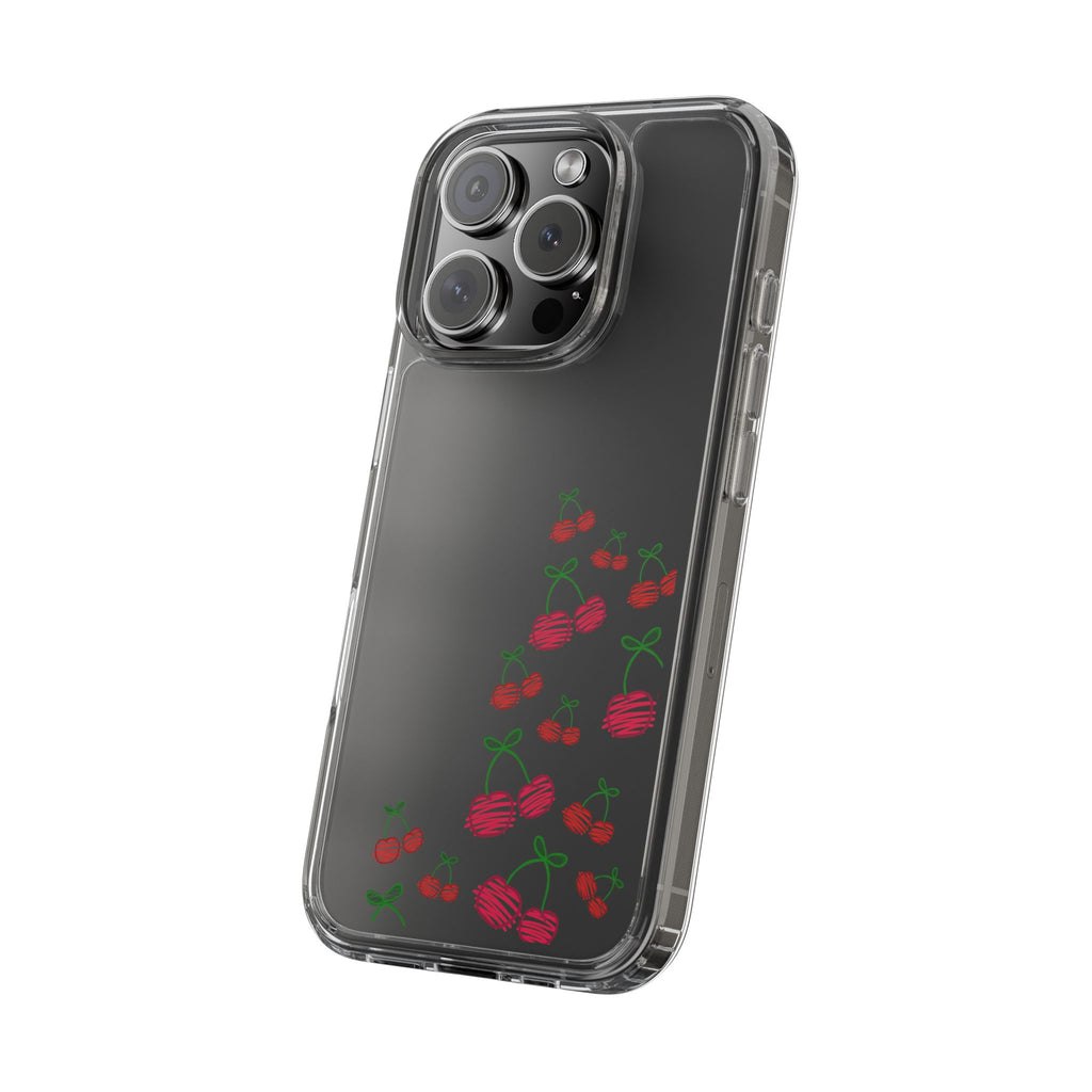 Cherry Clear Phone Case - Cute Fruit Design for iPhone