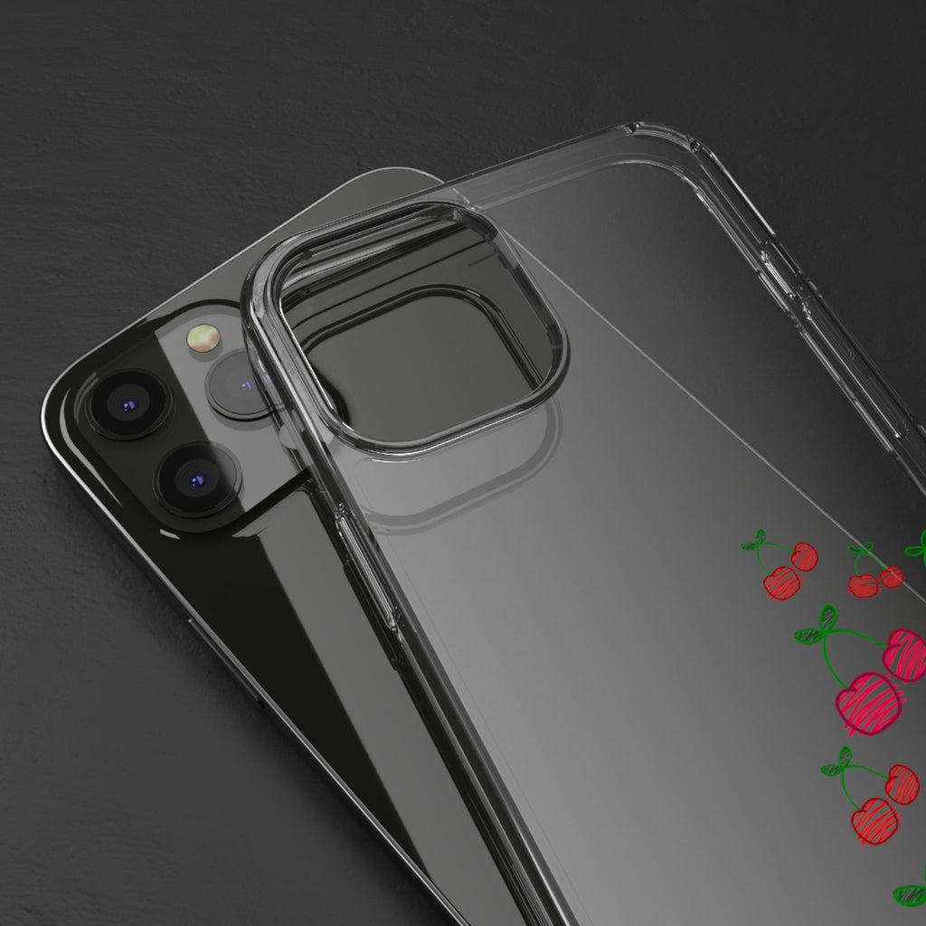 Cherry Clear Phone Case - Cute Fruit Design for iPhone