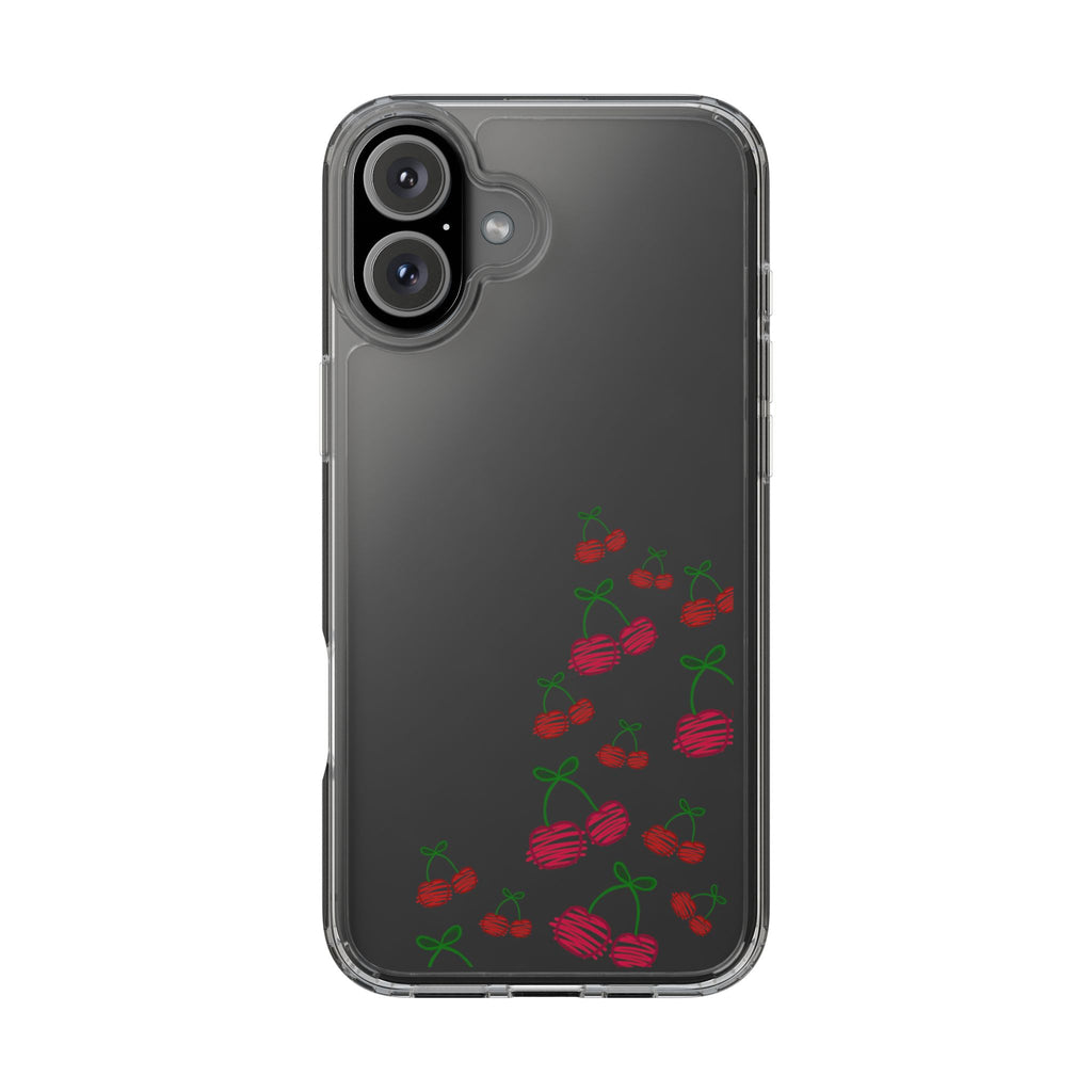 Cherry Clear Phone Case - Cute Fruit Design for iPhone