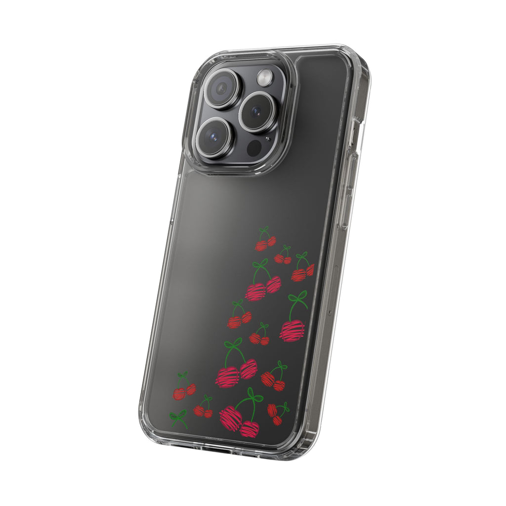 Cherry Clear Phone Case - Cute Fruit Design for iPhone