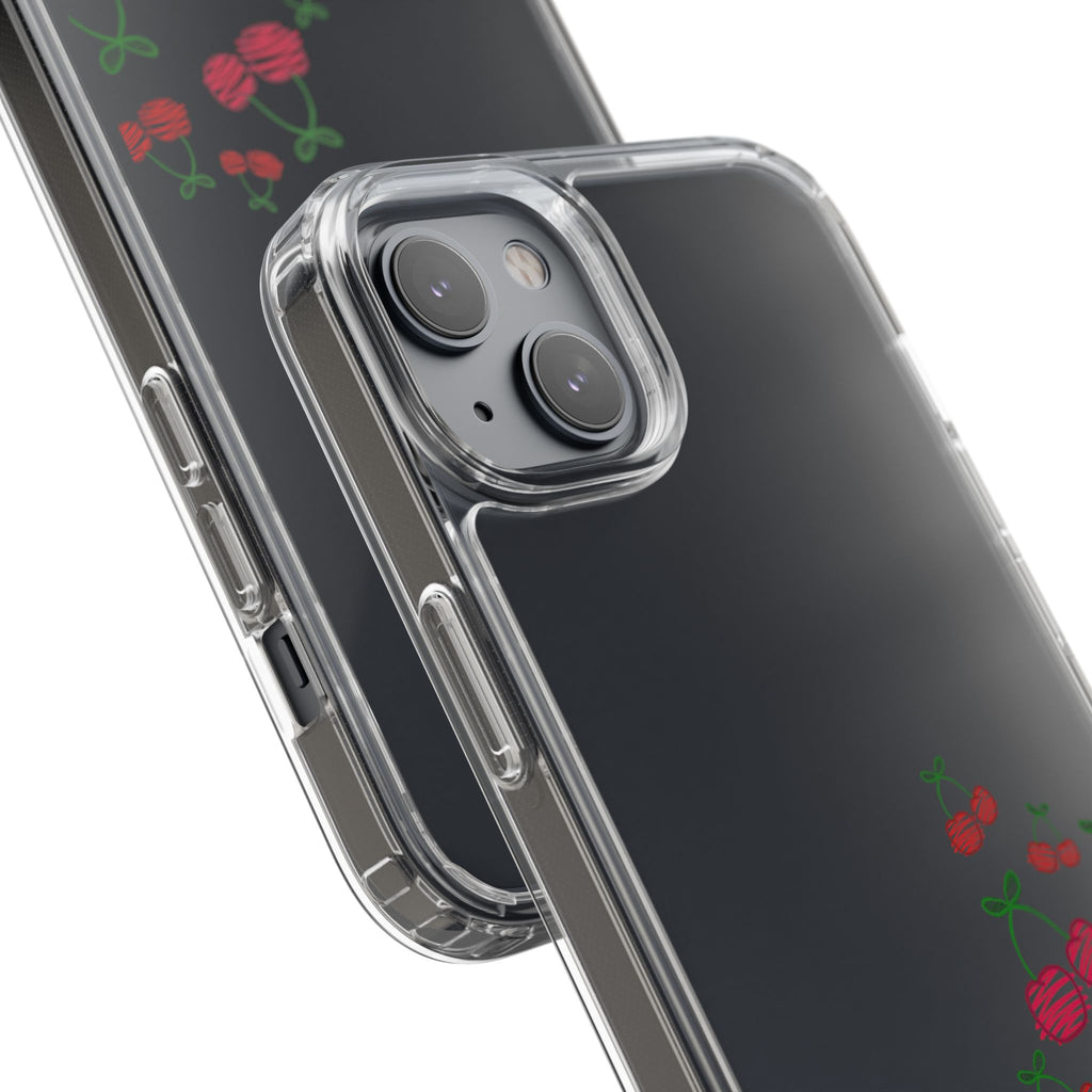 Cherry Clear Phone Case - Cute Fruit Design for iPhone